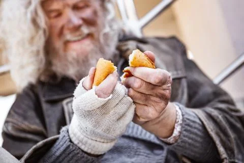 Selective focus of tasty bread Stock Photos