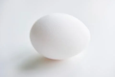 Selective focus at the white egg Stock Photos