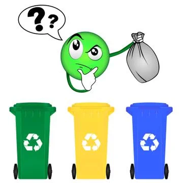 Selective sorting Illustrazione stock