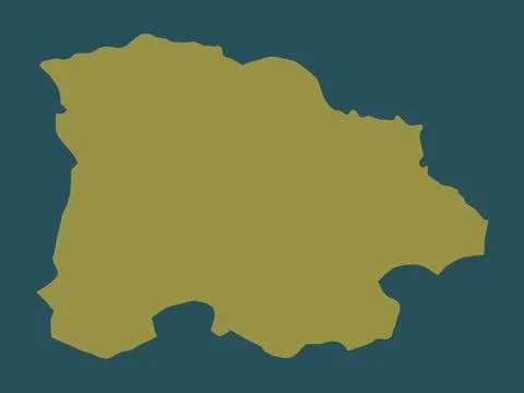 Selenge, Mongolia. Solid color shape 库存插图