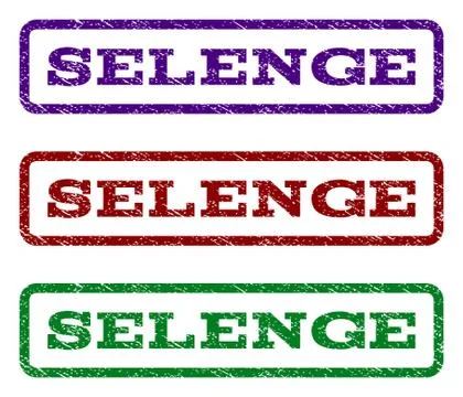 Selenge Watermark Stamp Illustrazione stock