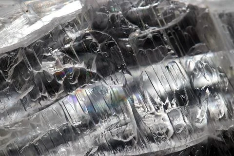Selenite crystal surface background Stock Photos
