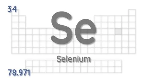 Selenium chemical element  physics and chemistry illustration backdrop イラスト素材