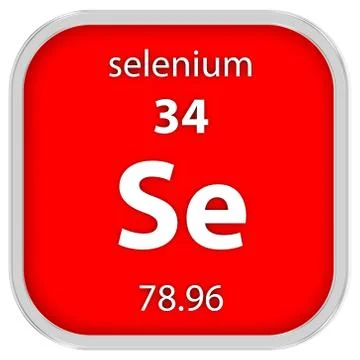 Selenium material sign 写真素材