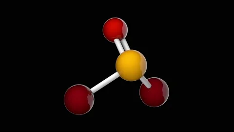 Selenium oxybromide (SeOBr2). Seamless loop. RGB + Alpha (Transparent) channel. Stock Footage 153973353
