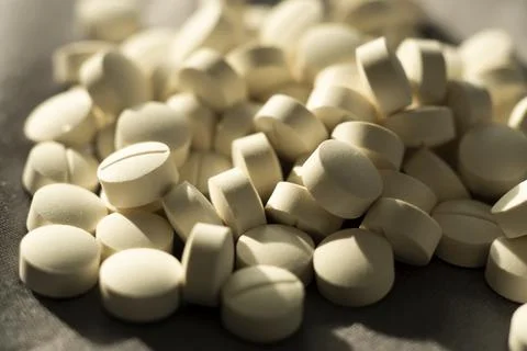Selenium pills Stock Photos
