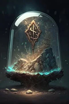 Selesnya keyrune Stock Illustration