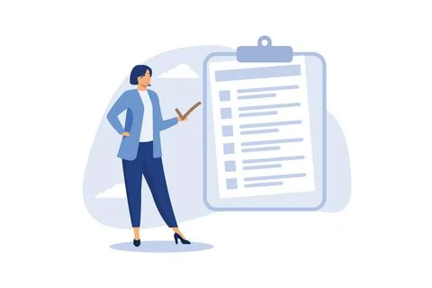 Self assessment, evaluate yourself for personal development or work improveme Stock Illustration