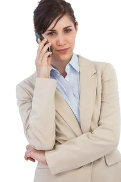 Self assured businesswoman on the phone Stock Photos