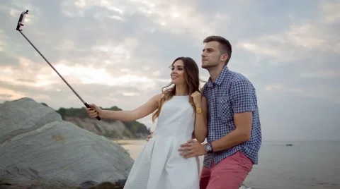Self on the Beach Stock Footage 67462387