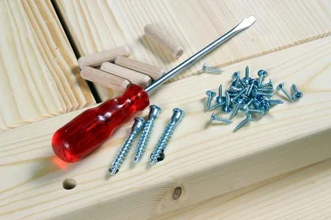 Self building and constructing tools Stock Photos