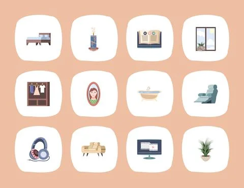 Self care theme Stock Illustration