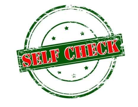 Self check Stock Illustration