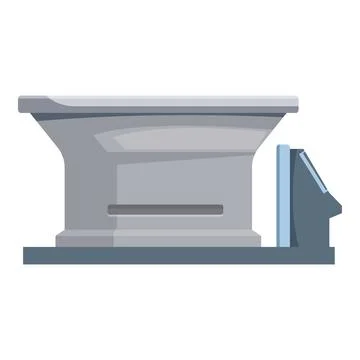Self checkout counter with scale and card reader simplifying shopping exper.. Stock Illustration