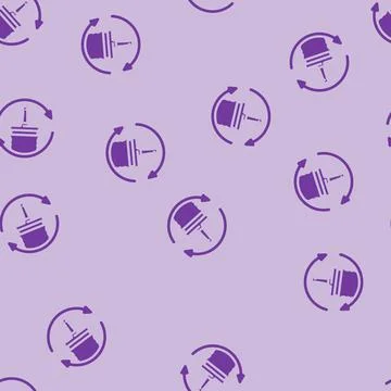 Self cleaning feature glyph vector seamless pattern Stock Illustration