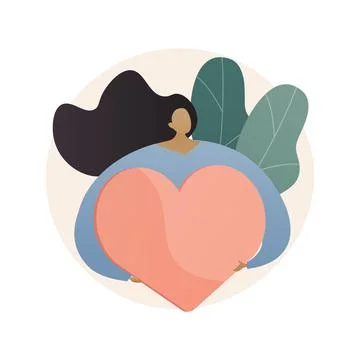 Self-concept abstract concept vector illustration. Stock Illustration