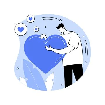 Self-concept abstract concept vector illustration. Stock Illustration