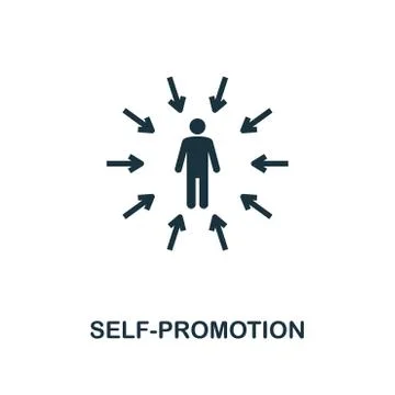 Self-Confidence creative icon. Simple element illustration. Self-Confidence Stock Illustration