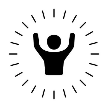 Self Confidence icon vector for graphic design, logo, website, social media.. Stock Illustration