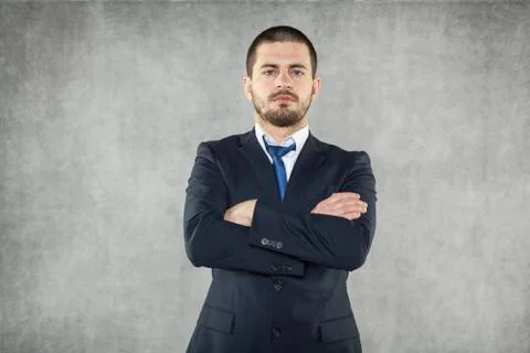 Self-confident Foto stock