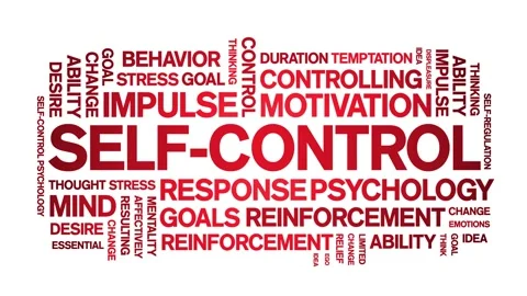 Self-Control animated word cloud,animati... | Stock Video | Pond5