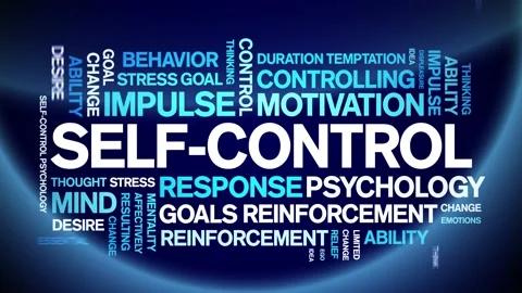 Self-Control animated word cloud,animati... | Stock Video | Pond5