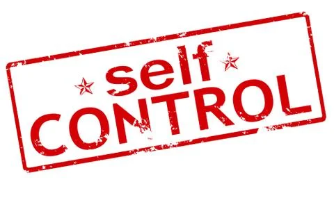 Self control Stock Illustration