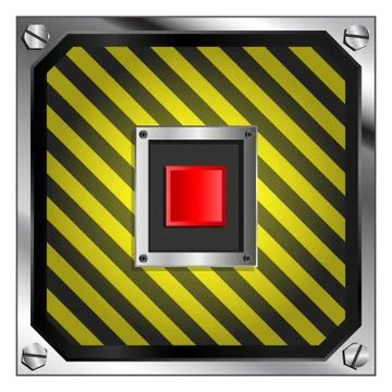 Self destruct button Stock Illustration