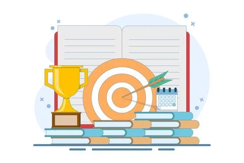 Self-development concept. Skills improvement. Self-study, online education. イラスト素材