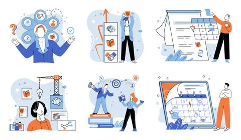 Self development. Evolution and growth are fundamental aspects self development Stock Illustration