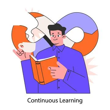 Self-development. Increasing of individual or professional competencies Illustrazione stock