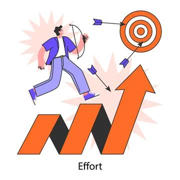 Self-development. Increasing of individual or professional competencies Illustrazione stock