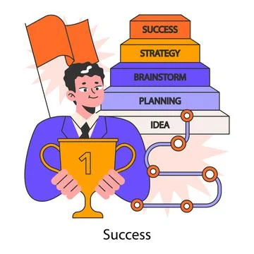 Self-development. Increasing of individual or professional competencies Illustrazione stock