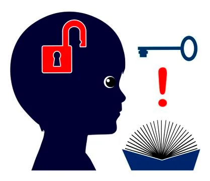 Self directed learning Stock Illustration