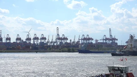 Self Discharging Bulk Carrier Sandnes Vídeo Stock 99987169