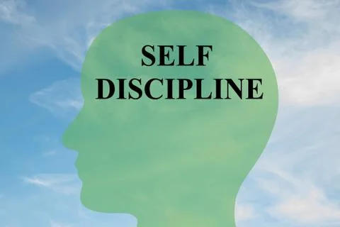 Self Discipline - personality concept 스톡 일러스트