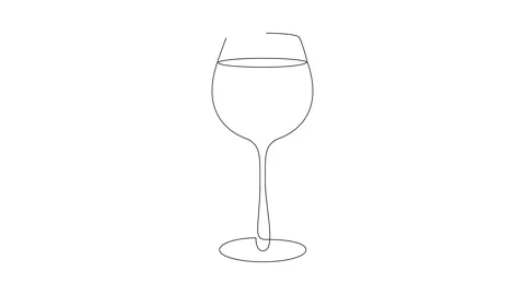 Self drawing animation of aperol spritz.... | Stock Video | Pond5