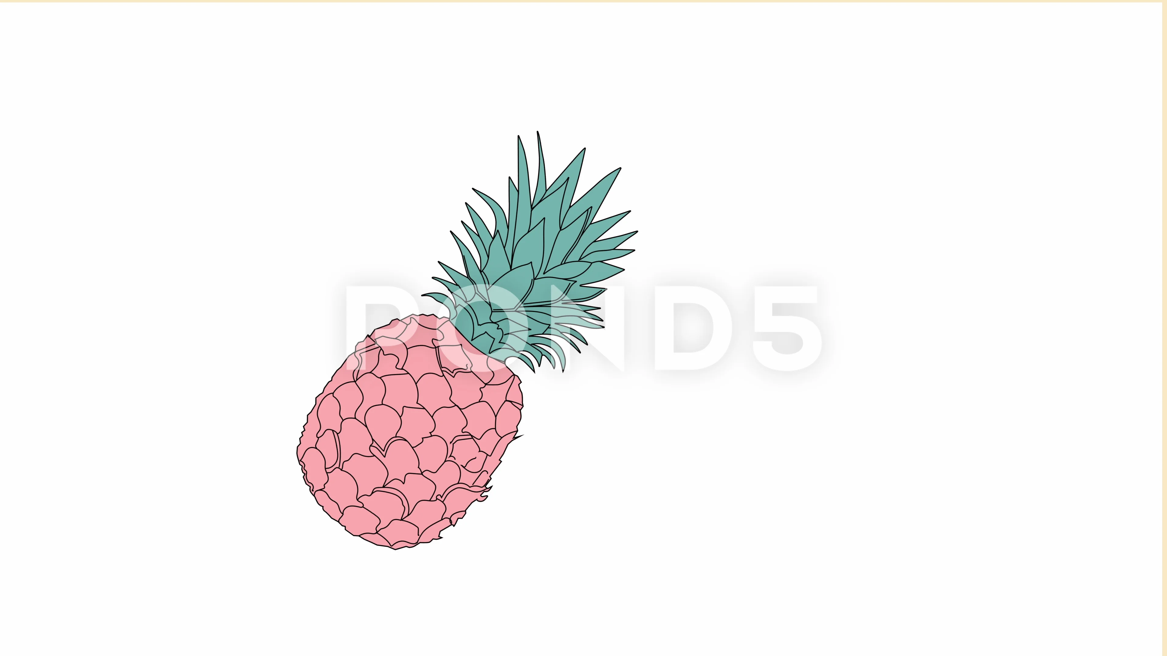 How to Draw a Pineapple - Really Easy Drawing Tutorial