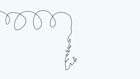 Self Drawing Animation Of Continuous Dra Stock Video Pond5 Self Drawing Animation Of Continuous Dra Stock Video Pond5
