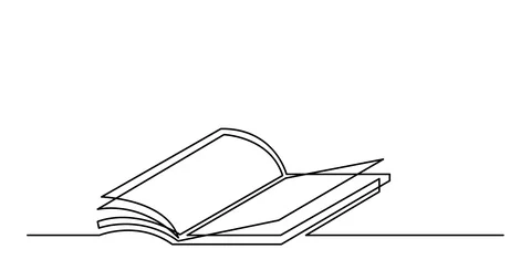 Self drawing animation of continuous line drawing Vídeos de archivo 89784157