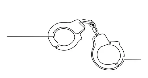 Self drawing animation of continuous line drawing Stock Footage 89790648