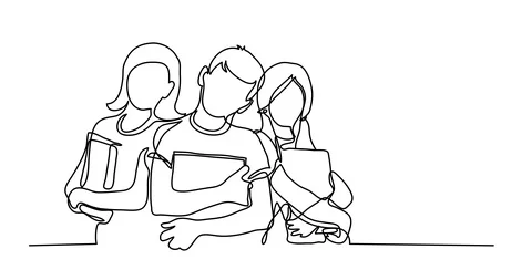 Self drawing animation of continuous line drawing Vídeos de archivo 89799883