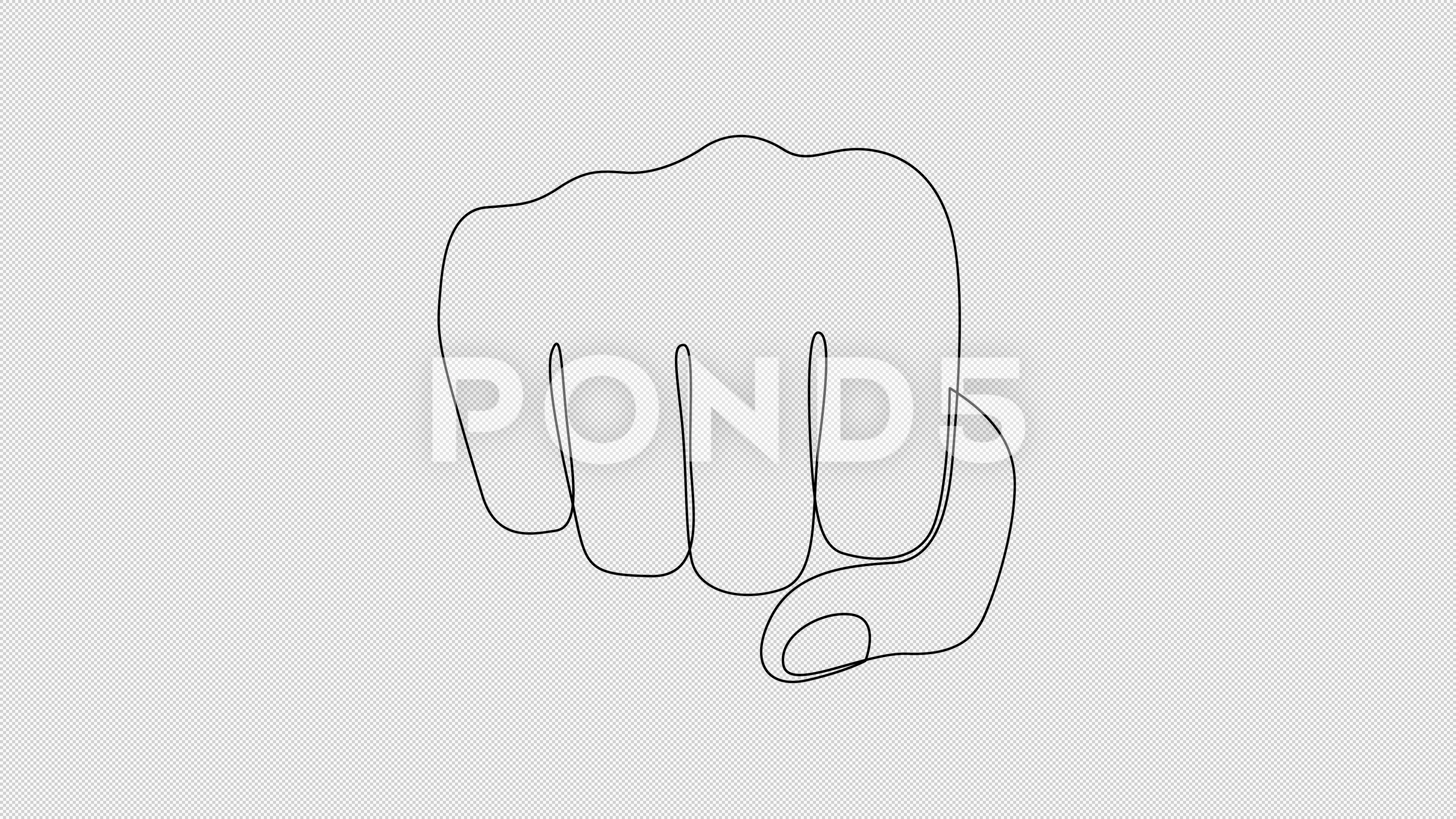 fist punch animation