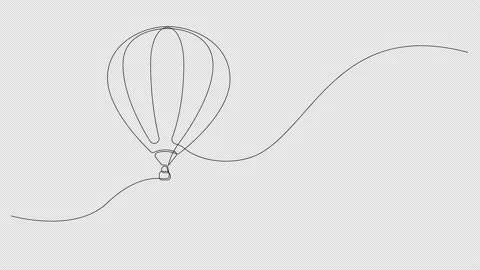 Drawing Animated Balloon Stock Footage ~ Royalty Free Stock Videos | Pond5
