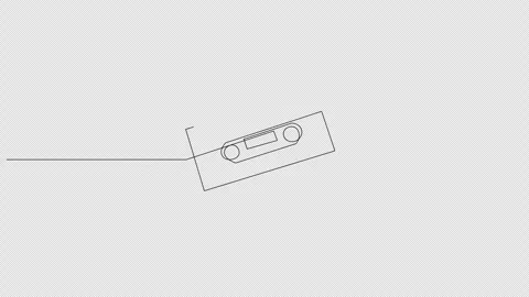 Self drawing animation of continuous lin... | Stock Video | Pond5