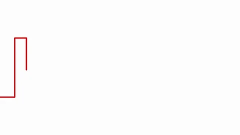 Self drawing animation of continuous one line drawing of isolated object - word Stock Footage 125819721