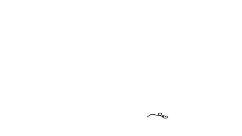 Self drawing animation of continuous one line drawing of isolated object panda Stock-Footage 128422242