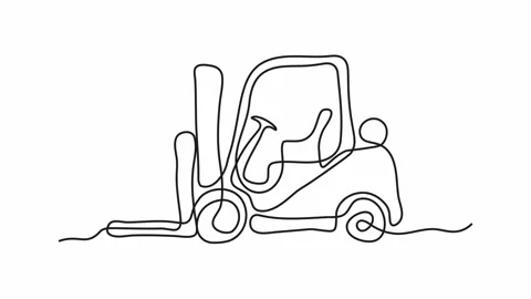 Self drawing animation one continuous line draw, logo,abstract counter-balanced 스톡 동영상 273130552