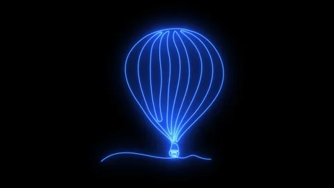 Drawing Animated Balloon Stock Footage ~ Royalty Free Stock Videos | Pond5