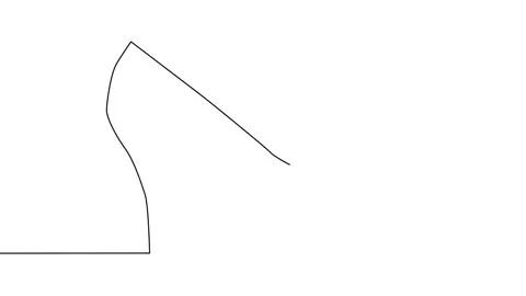 Self drawing animation of one line drawi... | Stock Video | Pond5
